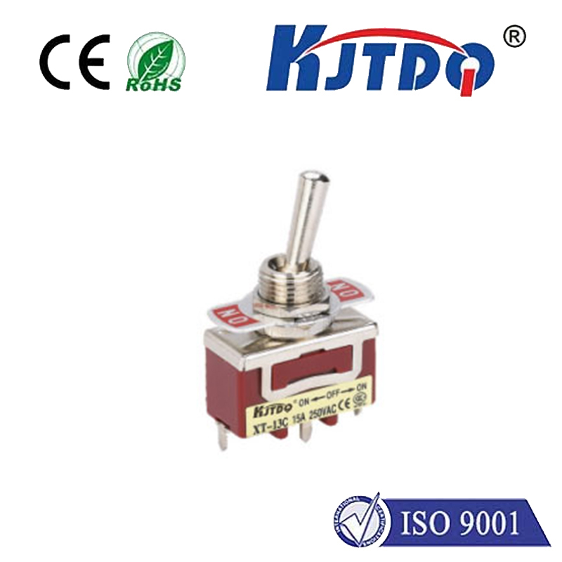 SPDT Auto Reset (ON)-OFF-(ON)KT-13CF纽子开关|按钮开关产品型号-参数-接线图