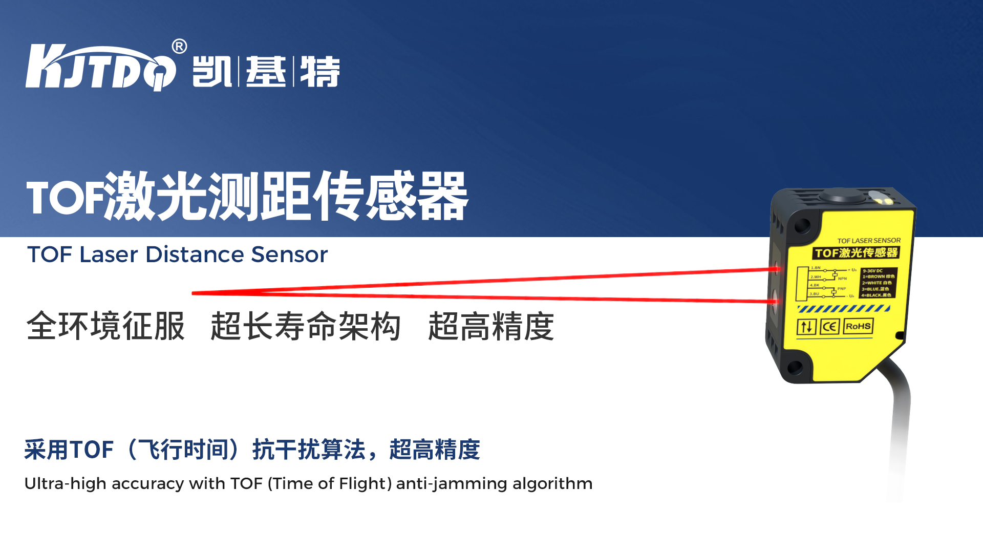 TOF激光測距傳感器新品