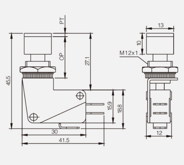 KS438微动开关|限位开关产品型号-参数-接线图