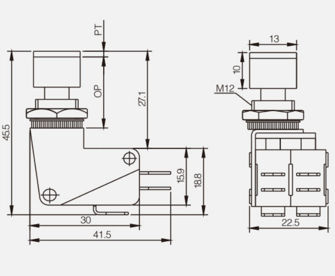 KS448微动开关|限位开关产品型号-参数-接线图