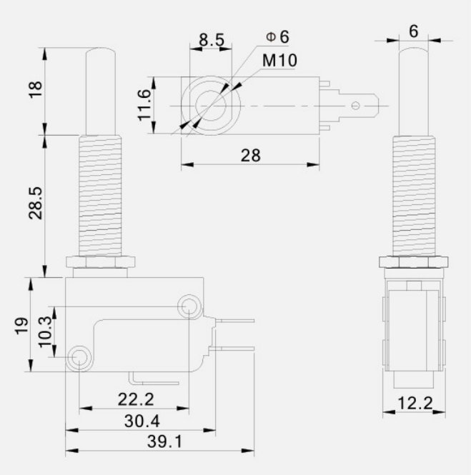 KS438X-2微动开关|限位开关产品型号-参数-接线图