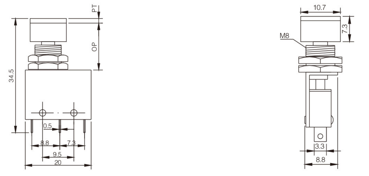  KS428微動(dòng)開(kāi)關(guān)|限位開(kāi)關(guān)產(chǎn)品型號(hào)-參數(shù)-接線圖