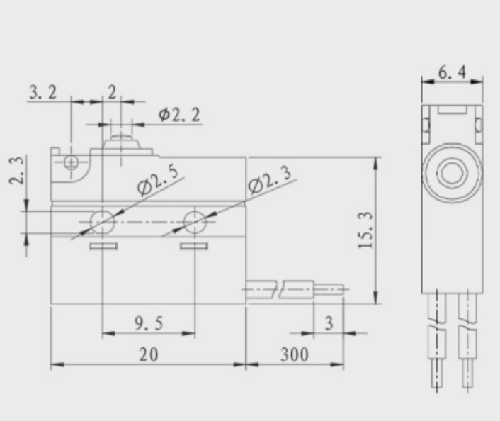 KWS-6-CF微动开关|限位开关产品型号-参数-接线图