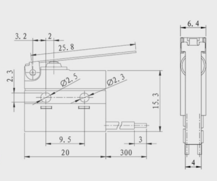 KWS-6GL3-CF微动开关|限位开关产品型号-参数-接线图