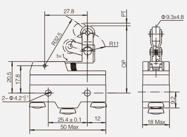 KZ-15GW2277-B微動開關(guān)|限位開關(guān)產(chǎn)品型號-參數(shù)-接線圖