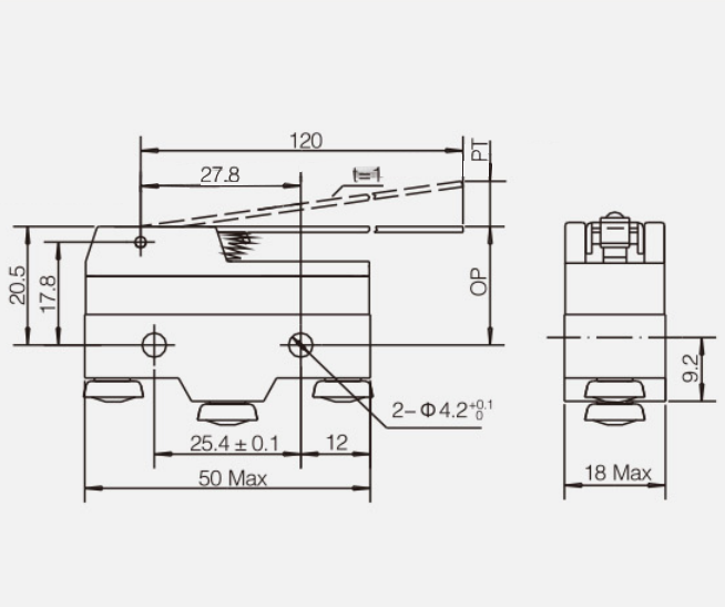 KZ-15HW24-B微動開關(guān)|限位開關(guān)產(chǎn)品型號-參數(shù)-接線圖