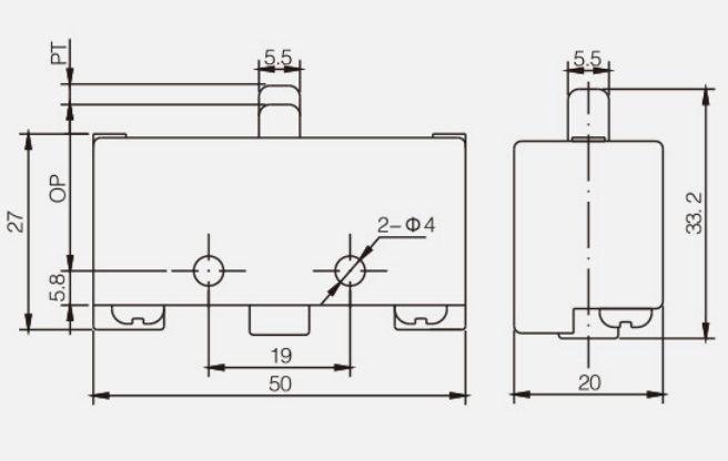 KZ-15AB微动开关|限位开关产品型号-参数-接线图