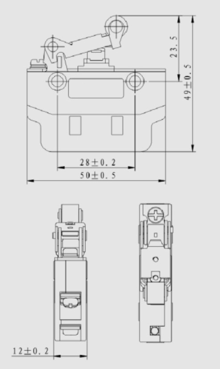 KCSK-1微动开关|限位开关产品型号-参数-接线图