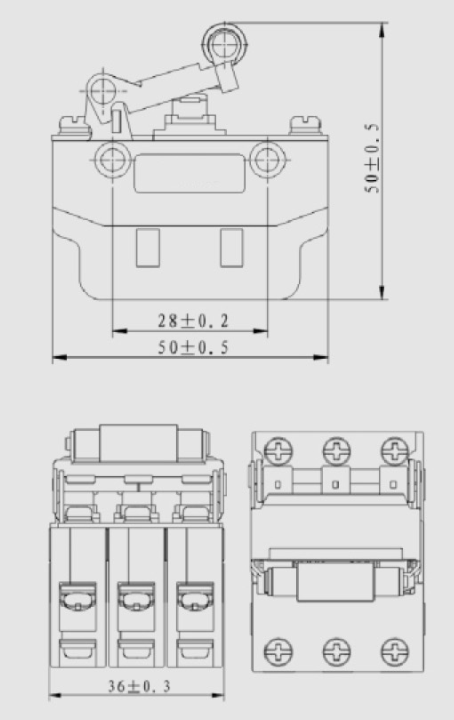 KCSK -2S微动开关|限位开关产品型号-参数-接线图