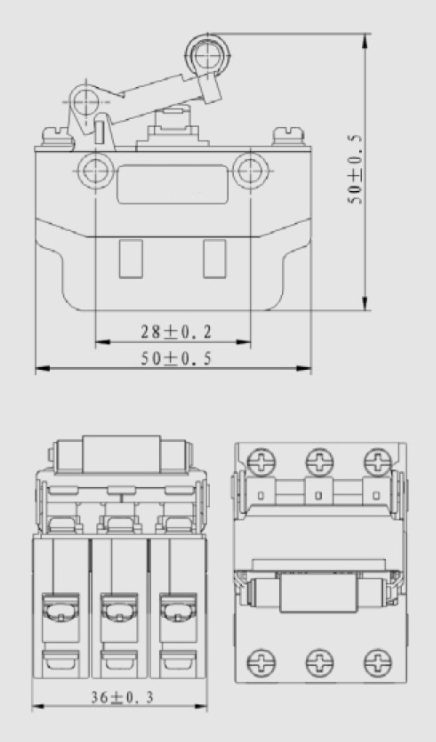 KCSK-3S微动开关|限位开关产品型号-参数-接线图