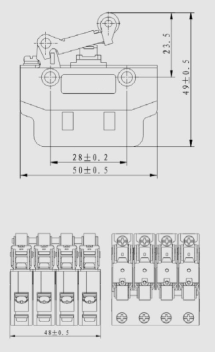 KCSK-4S微动开关|限位开关产品型号-参数-接线图