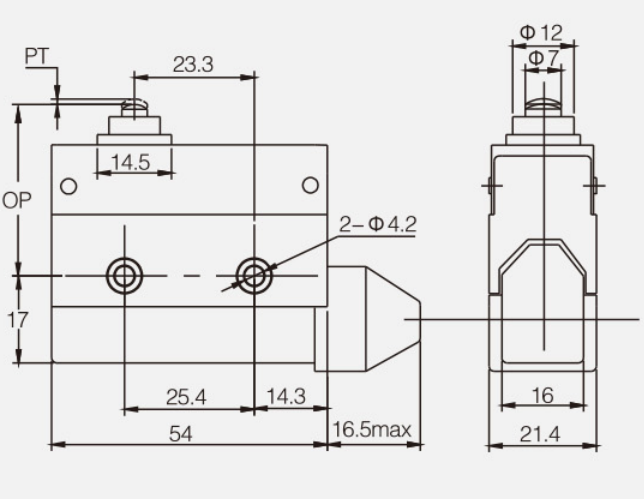 KZ-7100行程開關|限位開關產品型號-參數-接線圖