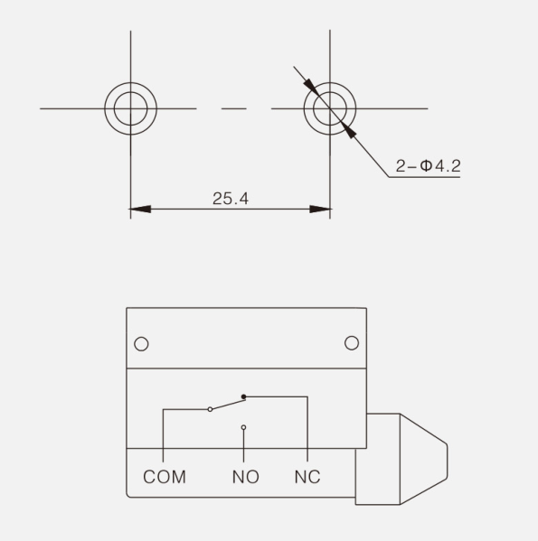 KC-8122行程開關(guān)|限位開關(guān)產(chǎn)品型號-參數(shù)-接線圖