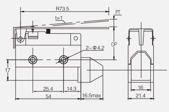 KZ-7120行程开关|限位开关产品型号-参数-接线图