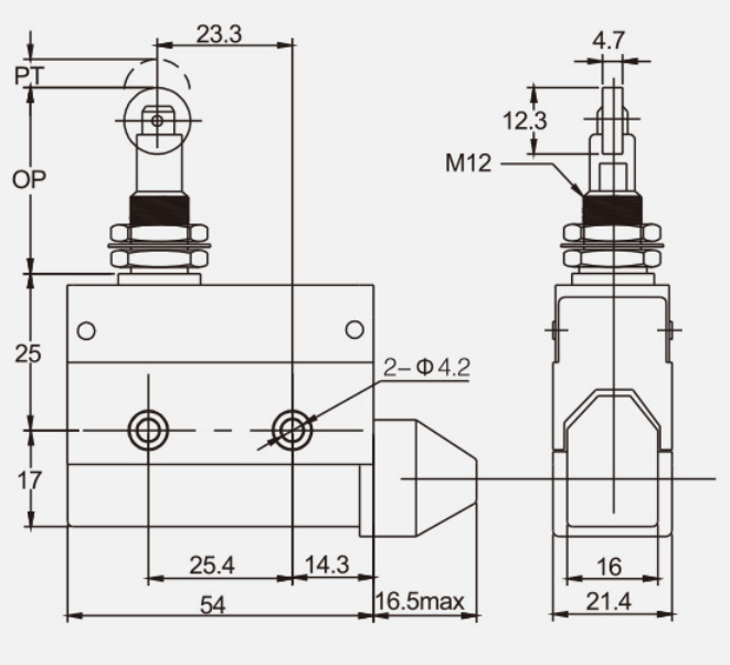 KZ-7311行程开关|限位开关产品型号-参数-接线图