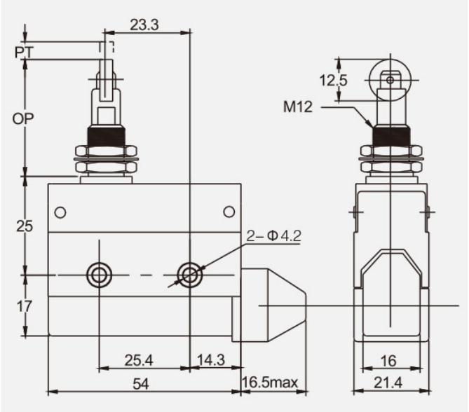 KZ-7312行程开关|限位开关产品型号-参数-接线图