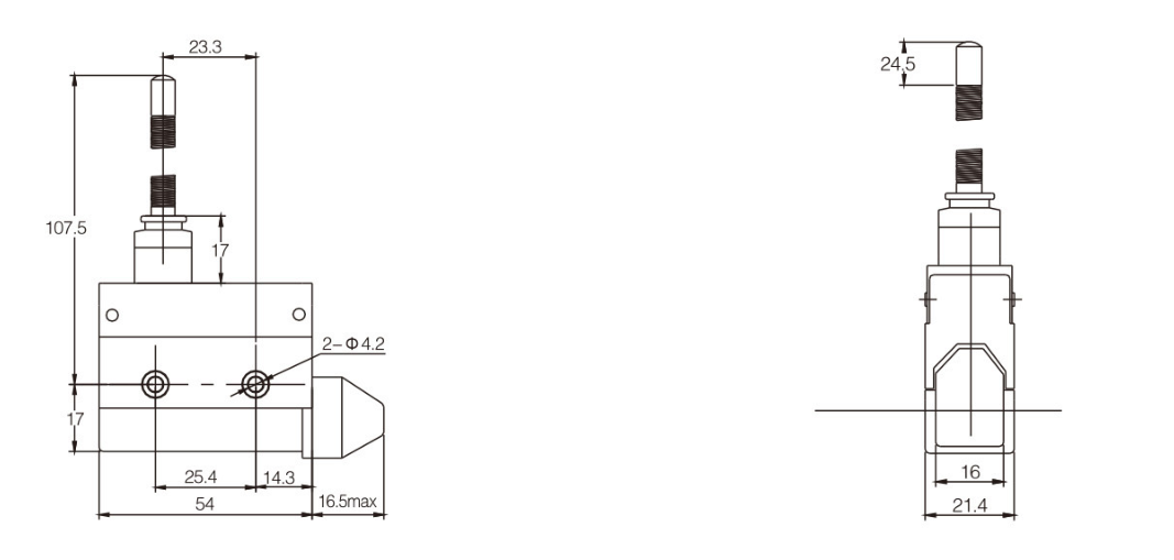 KZ-7166行程开关|限位开关产品型号-参数-接线图