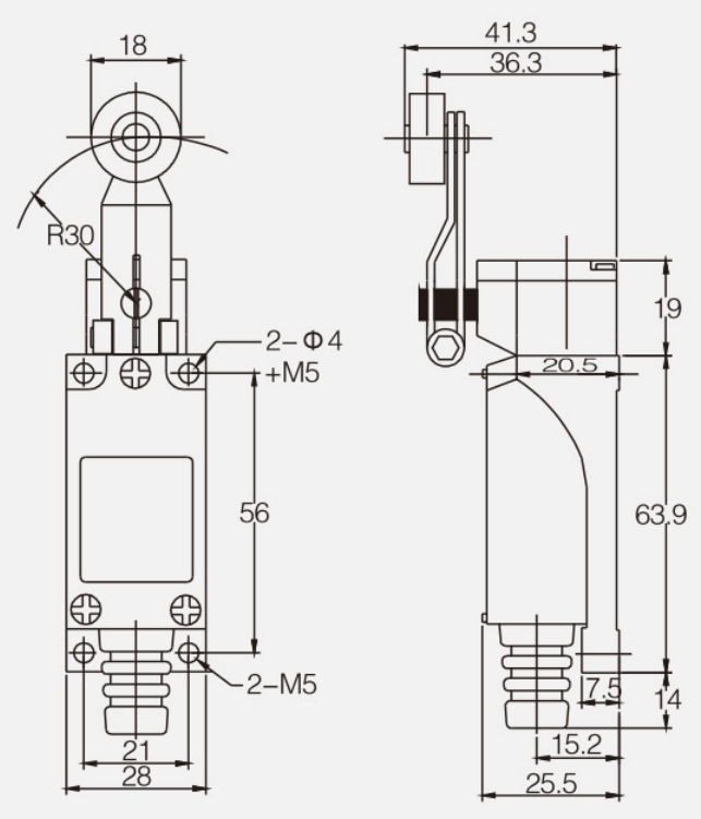 KC-8104行程开关|限位开关产品型号-参数-接线图