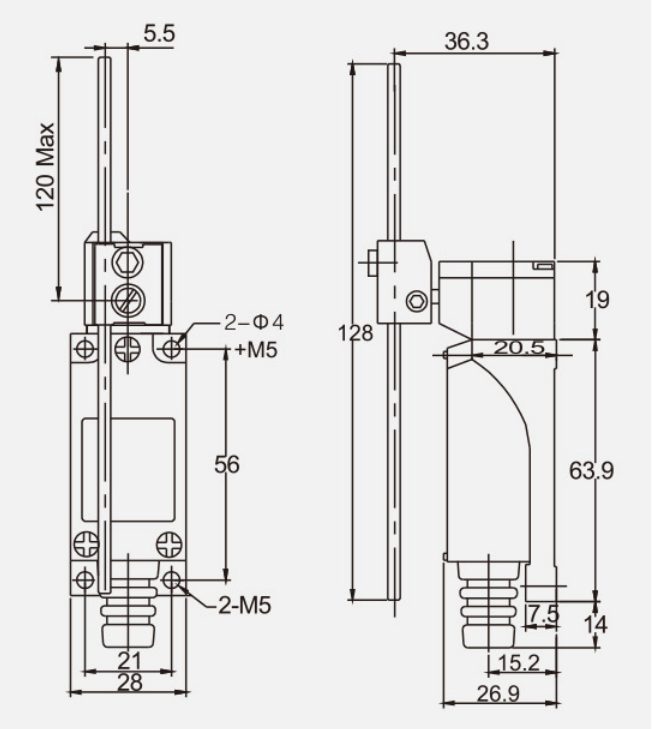 KC-8107行程開關(guān)|限位開關(guān)產(chǎn)品型號(hào)-參數(shù)-接線圖