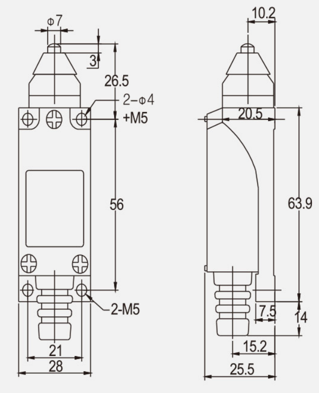 KC-8111行程開關(guān)|限位開關(guān)產(chǎn)品型號-參數(shù)-接線圖