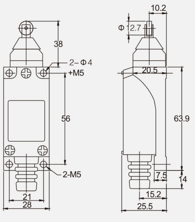 KC-8112行程開關(guān)|限位開關(guān)產(chǎn)品型號-參數(shù)-接線圖