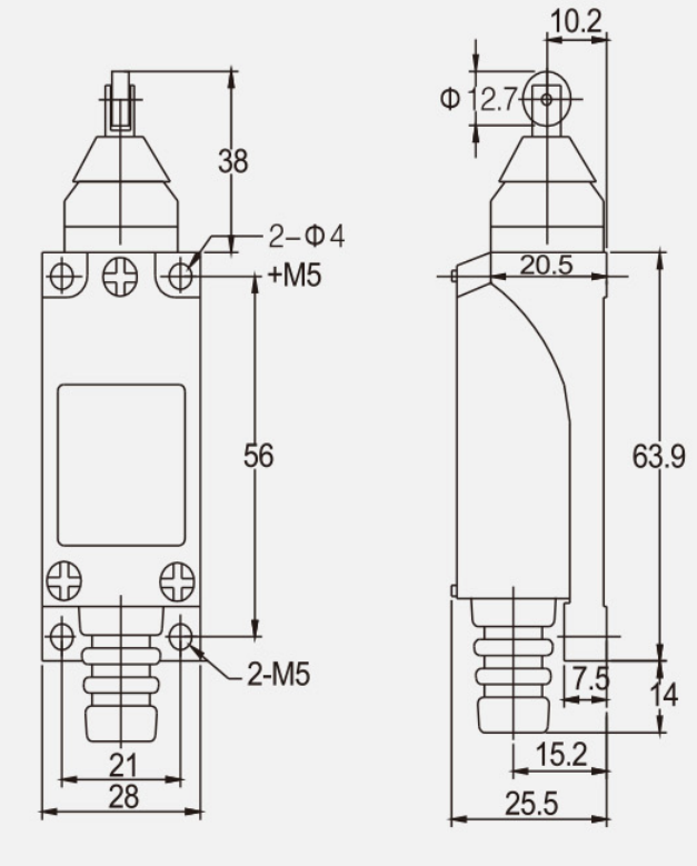 KC-8122行程开关|限位开关产品型号-参数-接线图