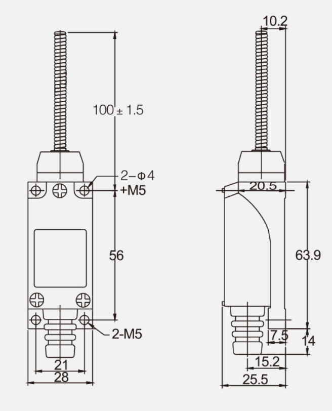 KC-8167行程开关|限位开关产品型号-参数-接线图