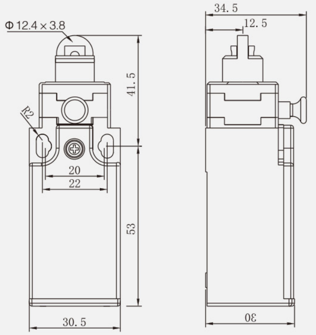 KZ-9102R行程开关|限位开关产品型号-参数-接线图