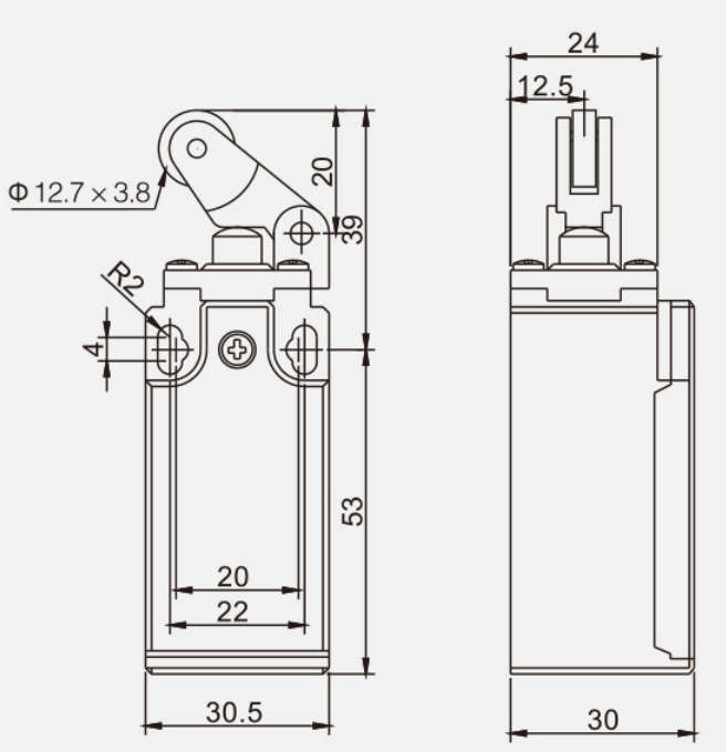 KZ-9103行程开关|限位开关产品型号-参数-接线图