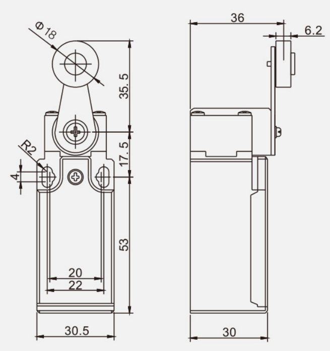 KZ-9104行程開關|限位開關產品型號-參數-接線圖