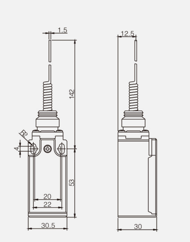 KZ-9106行程开关|限位开关产品型号-参数-接线图