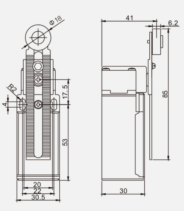 KZ-9108行程开关|限位开关产品型号-参数-接线图