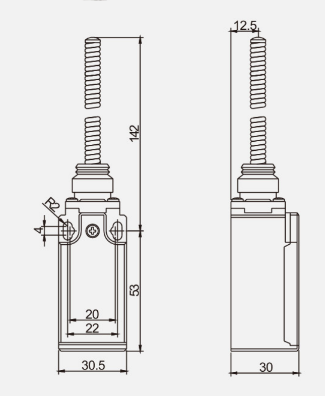 KZ-9109行程開關|限位開關產品型號-參數-接線圖