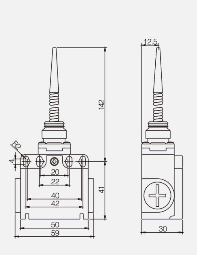 KZ-9207行程開關|限位開關產品型號-參數-接線圖