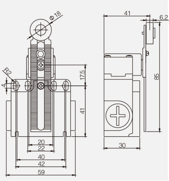 KZ-9208行程开关|限位开关产品型号-参数-接线图