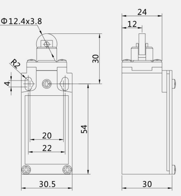 KZ-9102M行程開關|限位開關產品型號-參數-接線圖