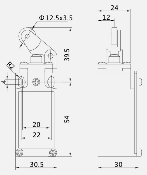 KZ-9103M行程开关|限位开关产品型号-参数-接线图