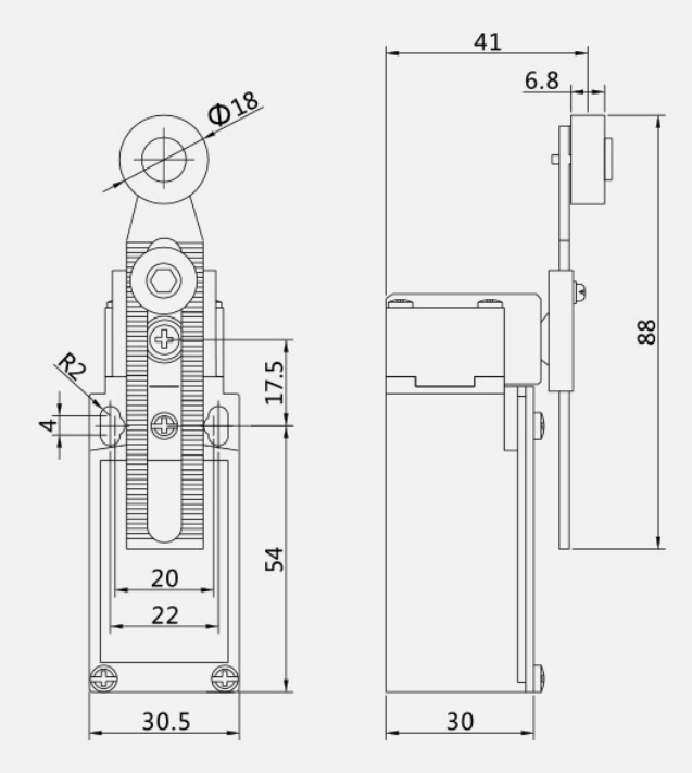 KZ-9108M行程开关|限位开关产品型号-参数-接线图