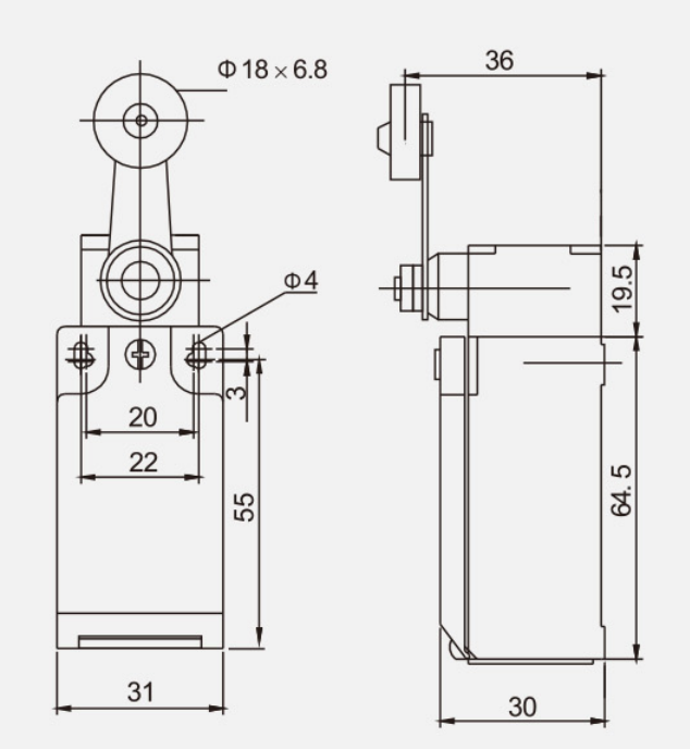 KZ-9304行程开关|限位开关产品型号-参数-接线图