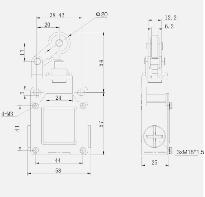 KZ-9503行程开关|限位开关产品型号-参数-接线图