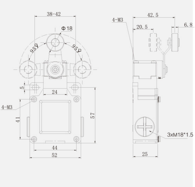 KZ-9504行程开关|限位开关产品型号-参数-接线图