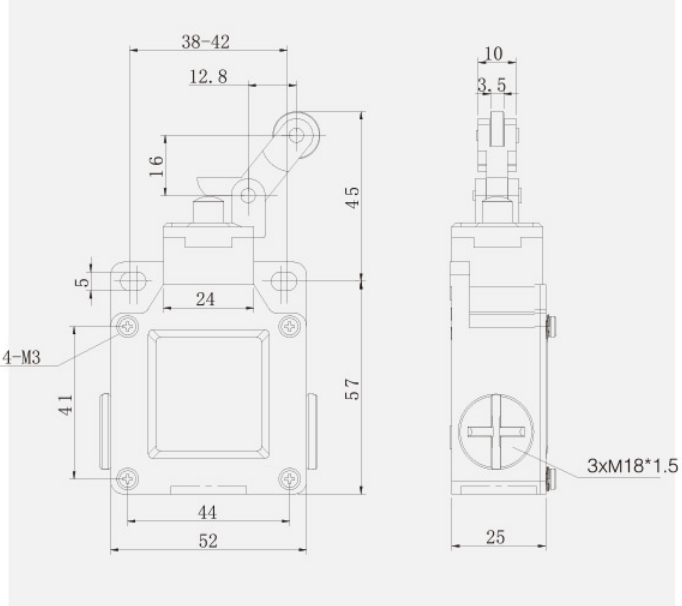 KZ-9505行程開關|限位開關產品型號-參數-接線圖