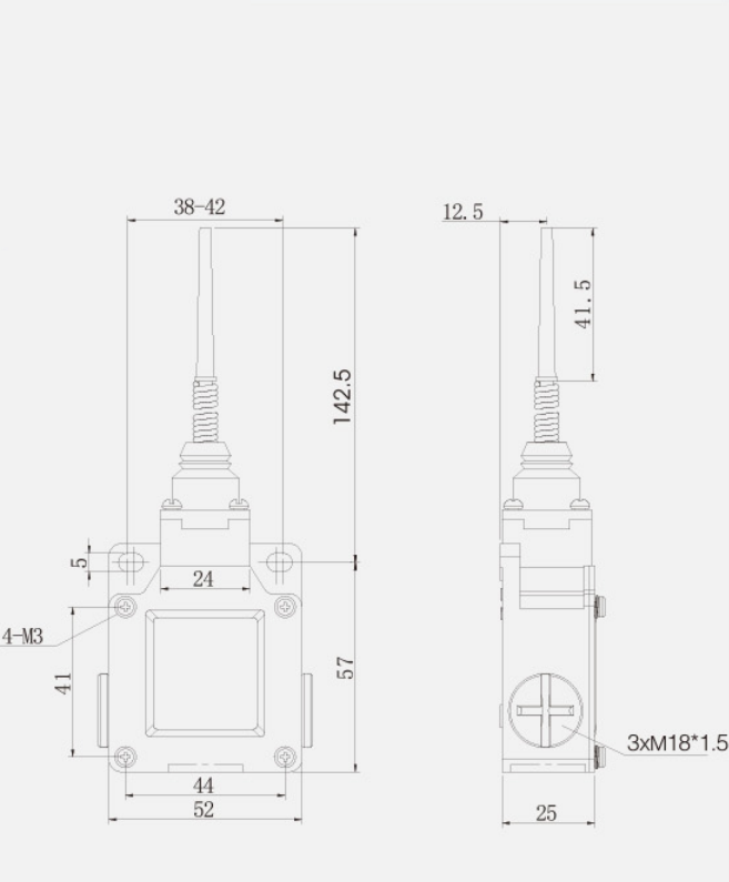 KZ-9507行程开关|限位开关产品型号-参数-接线图