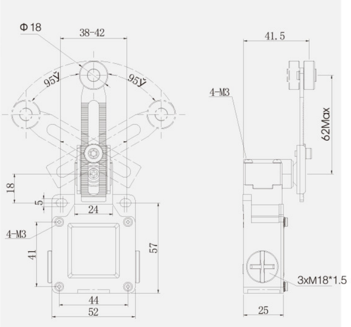 KZ-9508行程开关|限位开关产品型号-参数-接线图