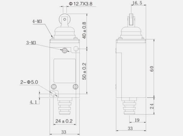 KHL-5200行程開關(guān)|限位開關(guān)產(chǎn)品型號(hào)-參數(shù)-接線圖