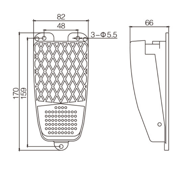 KF-101脚踏开关|脚踏开关产品型号-参数-接线图