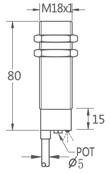 M18埋入電容式接近開關(guān)|電容式接近開關(guān)產(chǎn)品型號(hào)-參數(shù)-接線圖