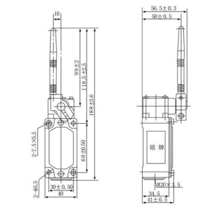 KJT-LXK3-20S/D行程開關(guān)|行程開關(guān)產(chǎn)品型號(hào)-接線圖