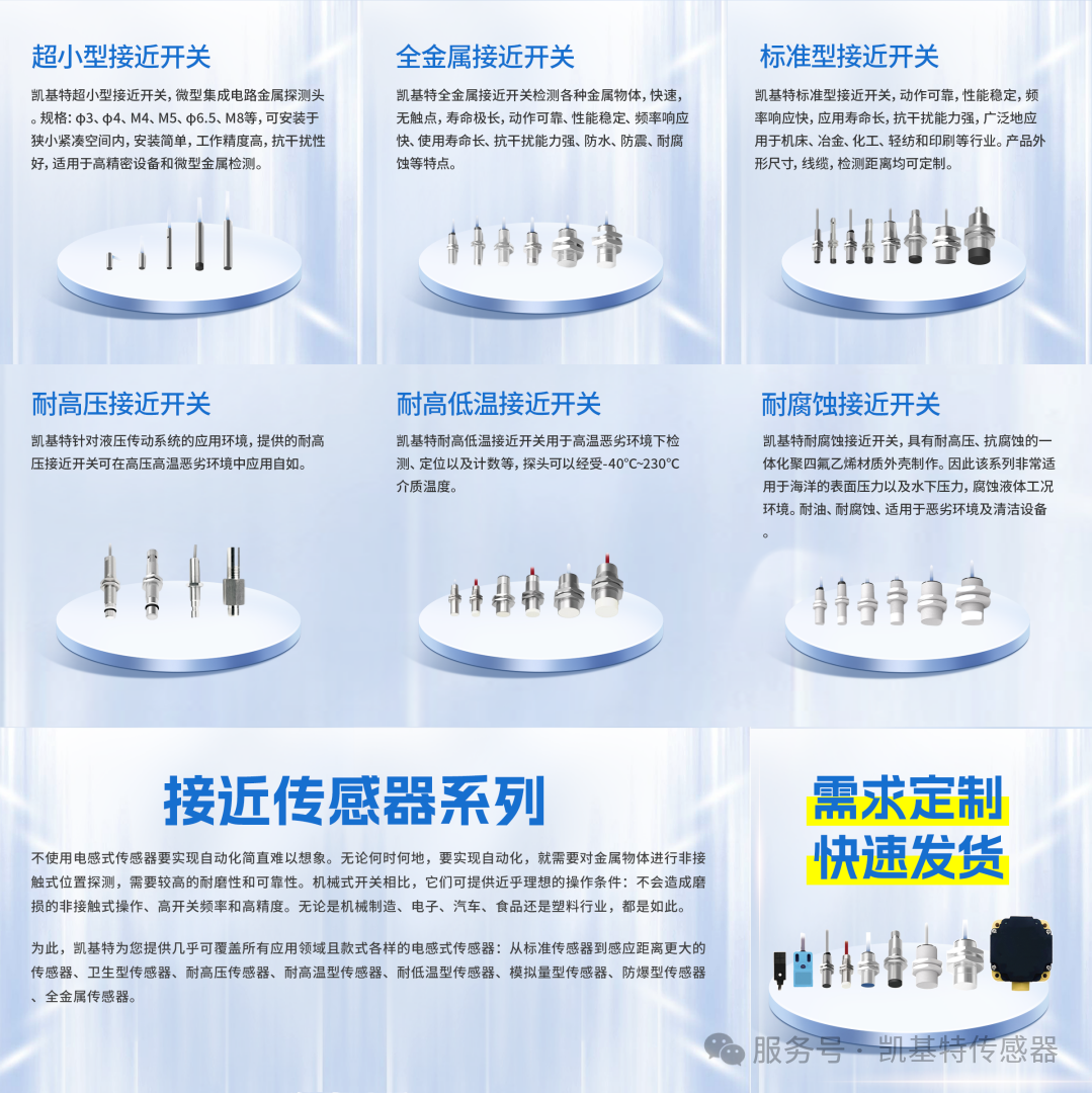 產品推薦 | 凱基特標準接近開關——智能制造的金屬檢測專家