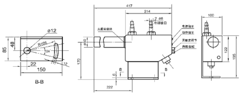 熱金屬檢測器 HMD1系列|鋼鐵行業檢測產品型號-參數-接線圖